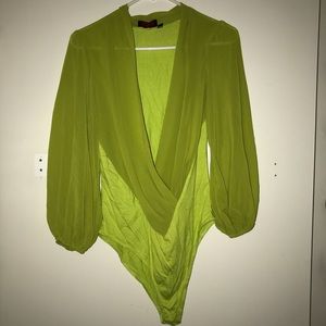 Hot Miami styles neon bodysuit